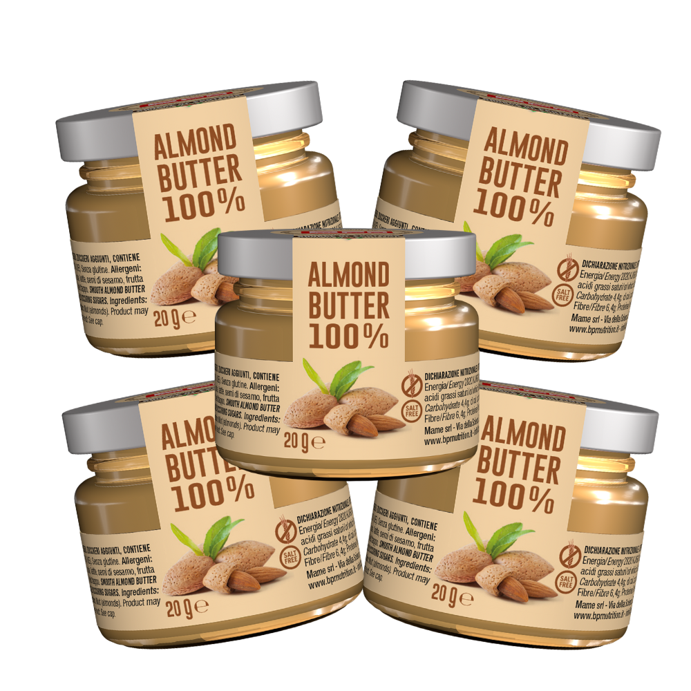 Kit 5 Almond Butter 100% Monodose 20 g - immagine 1