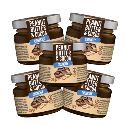 Kit 5 Peanut Butter and Cocoa Crunchy 20 g