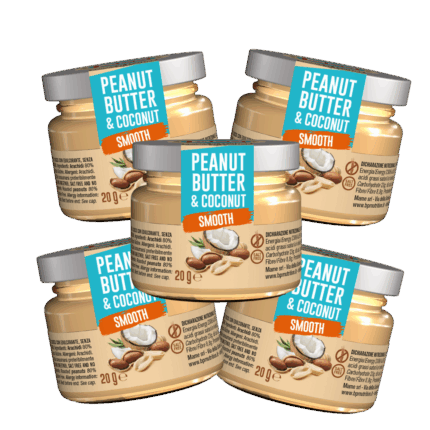 Kit 5 Peanut Butter and Coconut Smooth 20 g