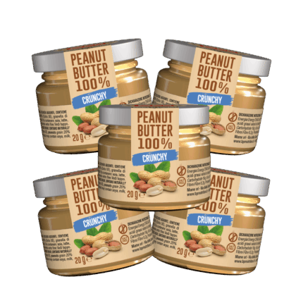 Kit 5 Peanut Butter 100% Crunchy 20 g