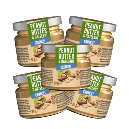 Kit 5 Peanut Butter and Hazelnut Crunchy 20 g