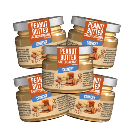 Kit 5 Peanut Butter Salted Caramel Crunchy 20 g