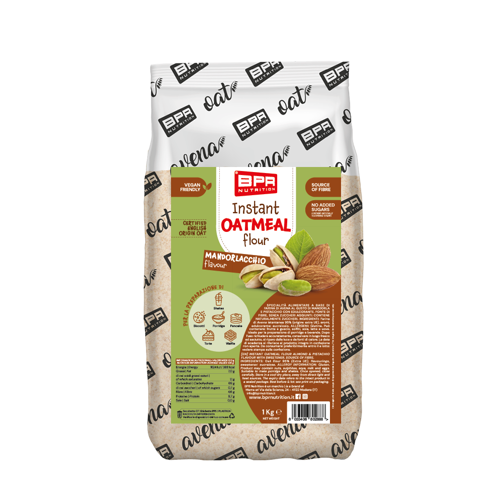 FAI_mandorlacchio Instant Oatmeal Flour Mandorlacchio 1 Kg - immagine 1