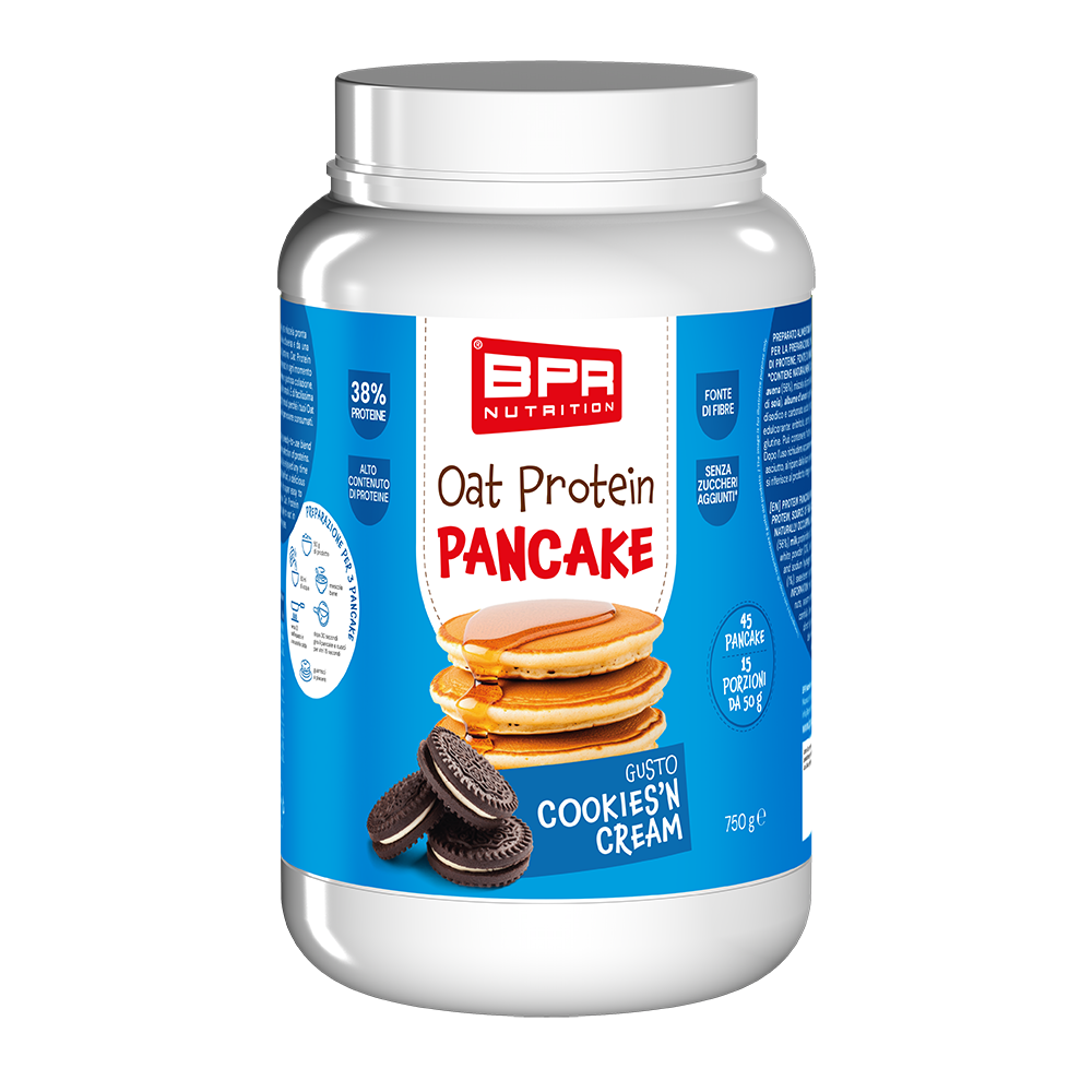 OAT_Proitein_cake_COOKIES_CREAM_Web Oat Protein Pancake Cookies 'n Cream 750 g - immagine 1