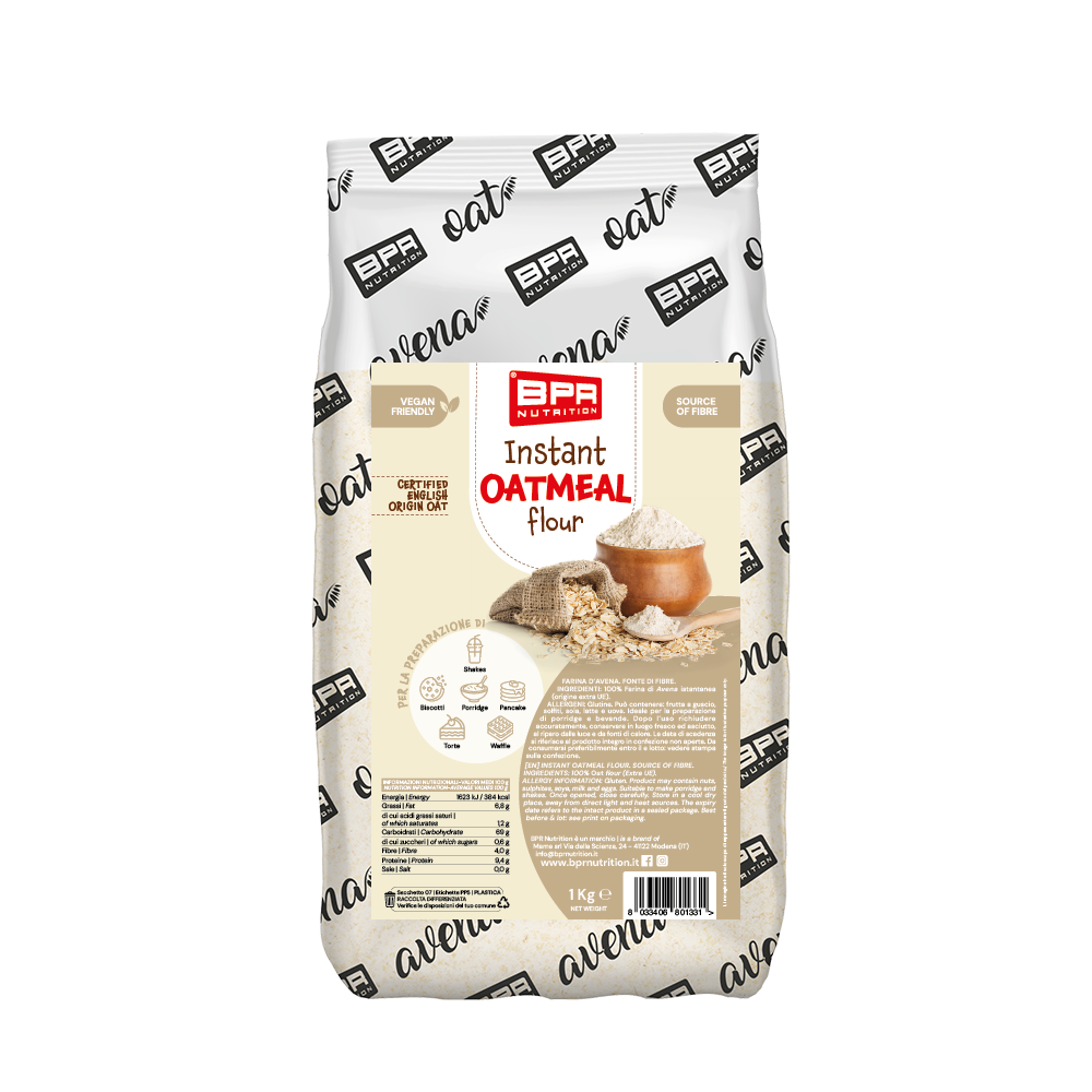 Instant Oatmeal Flour Peanut Butter 1 Kg - BPR Nutrition - Foto 4