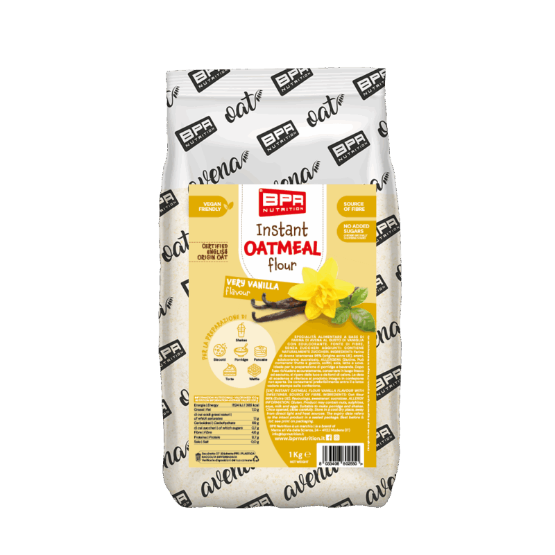 Instant Oatmeal Flour Peanut Butter 1 Kg - BPR Nutrition