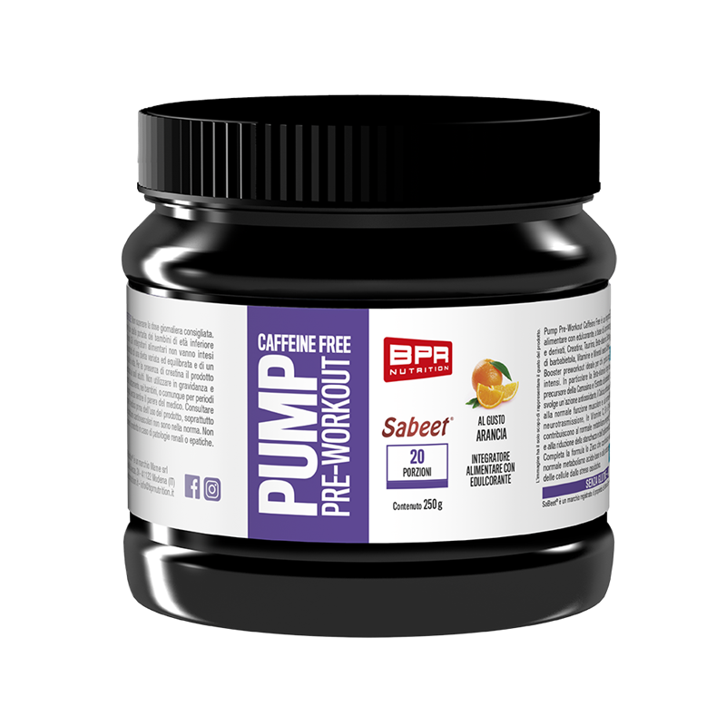 Pump Pre-Workout CAFFEINE FREE 250 g - immagine 1
